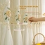 French light luxury double-layer curtains, shading new romantic lace embroidered cloth yarn integrated, suitable for living rooms, bedrooms and other room types