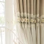 French light luxury double-layer curtains, shading new romantic lace embroidered cloth yarn integrated, suitable for living rooms, bedrooms and other room types
