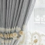 French light luxury double-layer curtains, shading new romantic lace embroidered cloth yarn integrated, suitable for living rooms, bedrooms and other room types