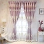 Golden Elegant atmospheric relief embroidered curtains, European-style cloth yarn double-layer blackout curtains, with embroidered white yarn, suitable for bedrooms, living rooms and other room types