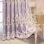European double-layer thickened purple curtains, 100% polyester fiber shading, high-end cloth yarn integrated product customization