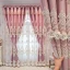 European double-layer thickened purple curtains, 100% polyester fiber shading, high-end cloth yarn integrated product customization