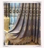 European high-end atmospheric chenille embroidered curtains, living room custom bedroom floor-to-ceiling windows, thickened gauze curtains, finished products