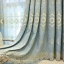 European high-end atmospheric chenille embroidered curtains, living room custom bedroom floor-to-ceiling windows, thickened gauze curtains, finished products
