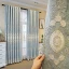 European high-end atmospheric chenille embroidered curtains, living room custom bedroom floor-to-ceiling windows, thickened gauze curtains, finished products