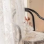 French white gauze curtains, white lace mesh, modern simple living room bedroom balcony gauze curtains