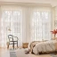 French white gauze curtains, white lace mesh, modern simple living room bedroom balcony gauze curtains
