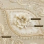 1 piece relief embroidered flower gauze curtain, European light luxury semi-blackout bedroom balcony living room decorative curtain, partition curtain