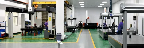 Factory interior panorama