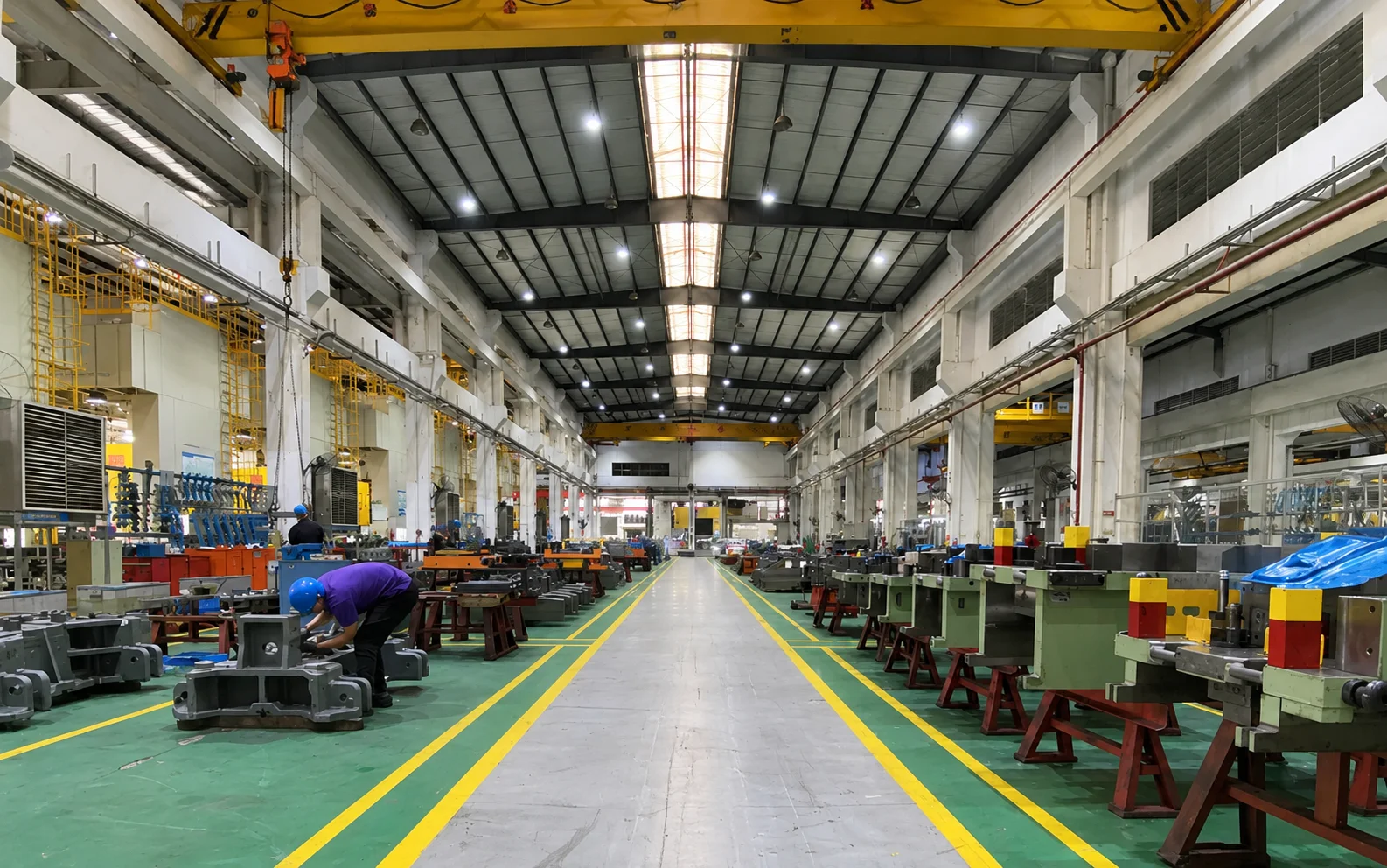 Modern manufacturing facility