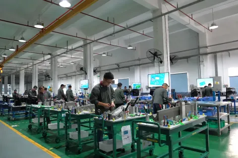 Production workshop floor