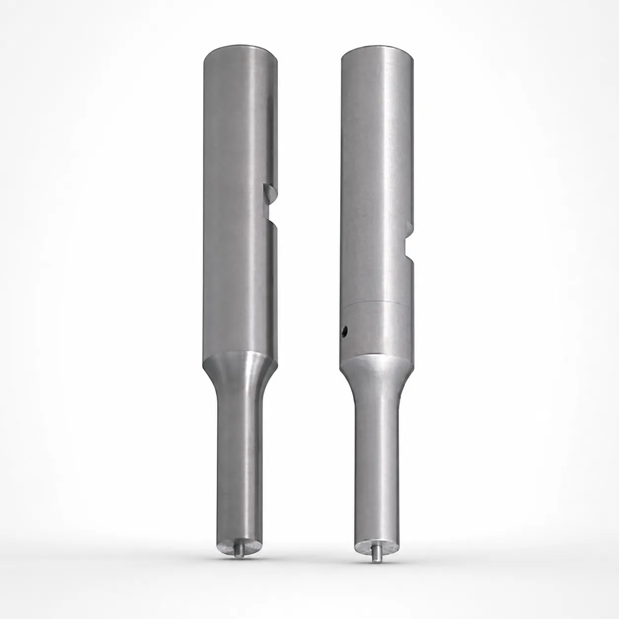 SKD11 Steel Punches with Key Grooves Single-Stepped Shank | WPC Option | Made to Order