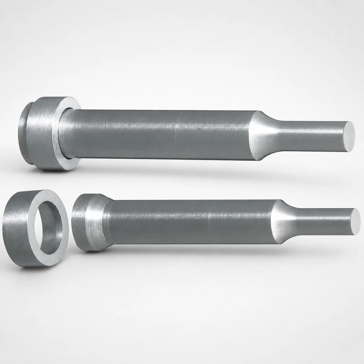 DIN Standard Tapered Head Punches | Heavy-Load Single-Stepped Shank