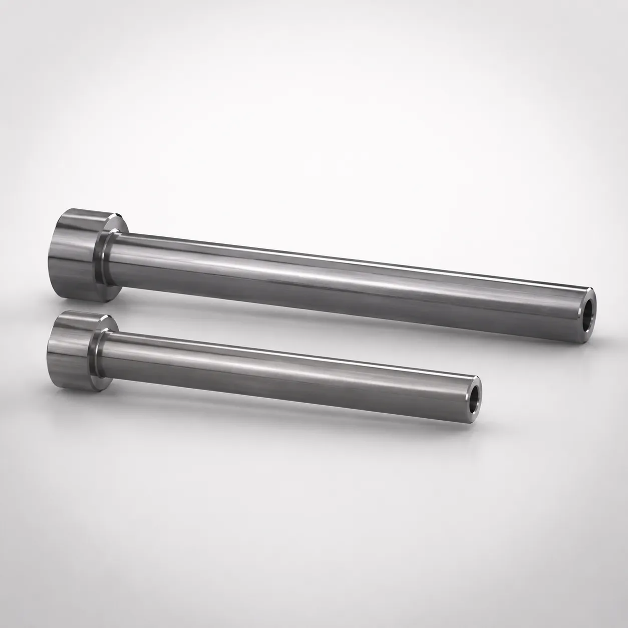 JIS Standard SKD61 Steel Nitrided Straight Ejector Sleeves - Concentricity 0.06
