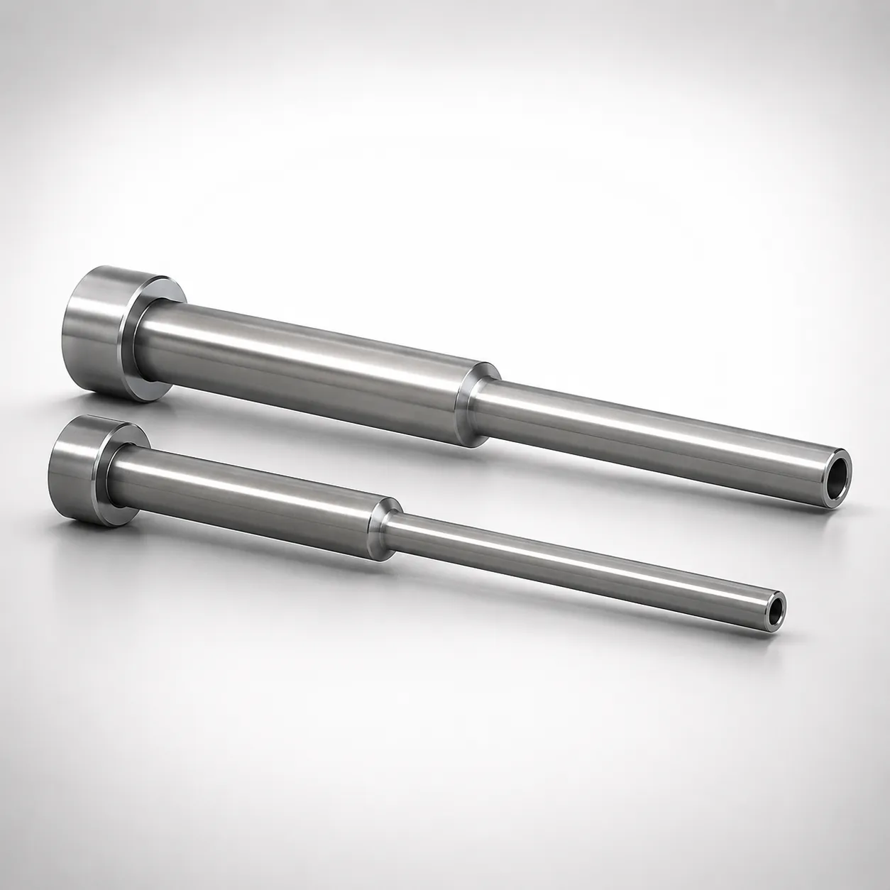 JIS Standard SKD61 Steel Stepped Ejector Sleeves, Nitride Coated