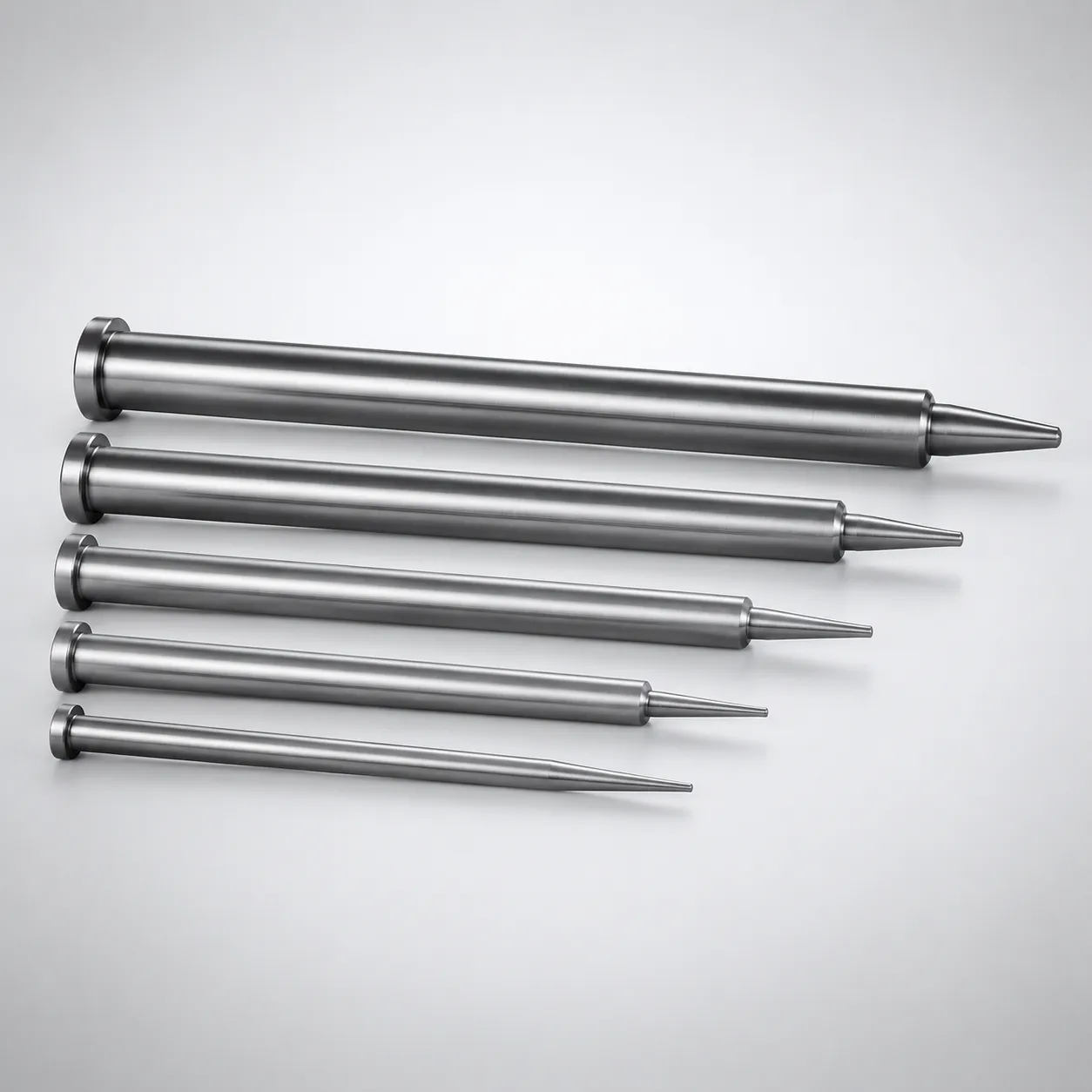 DIN Standard Nitrided SKD61 Steel One-Step Center Pins