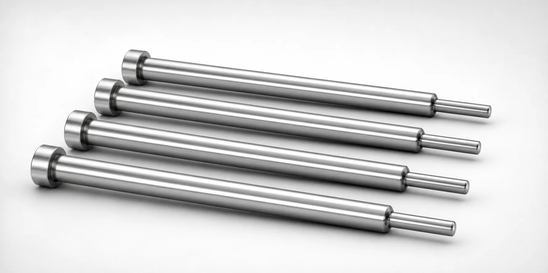 SKD61 Steel Taperless One-Step Center Pins with Nitrided Surface