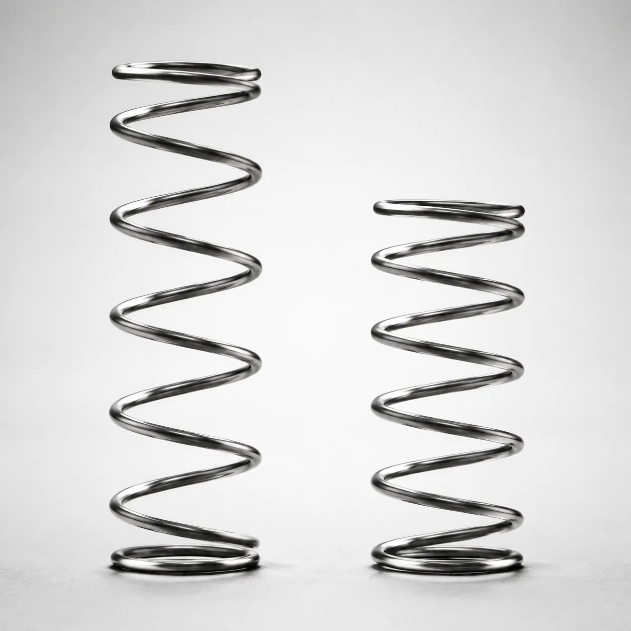 WLH Series Heat Resistant Round Wire Spring — 50% Deflection