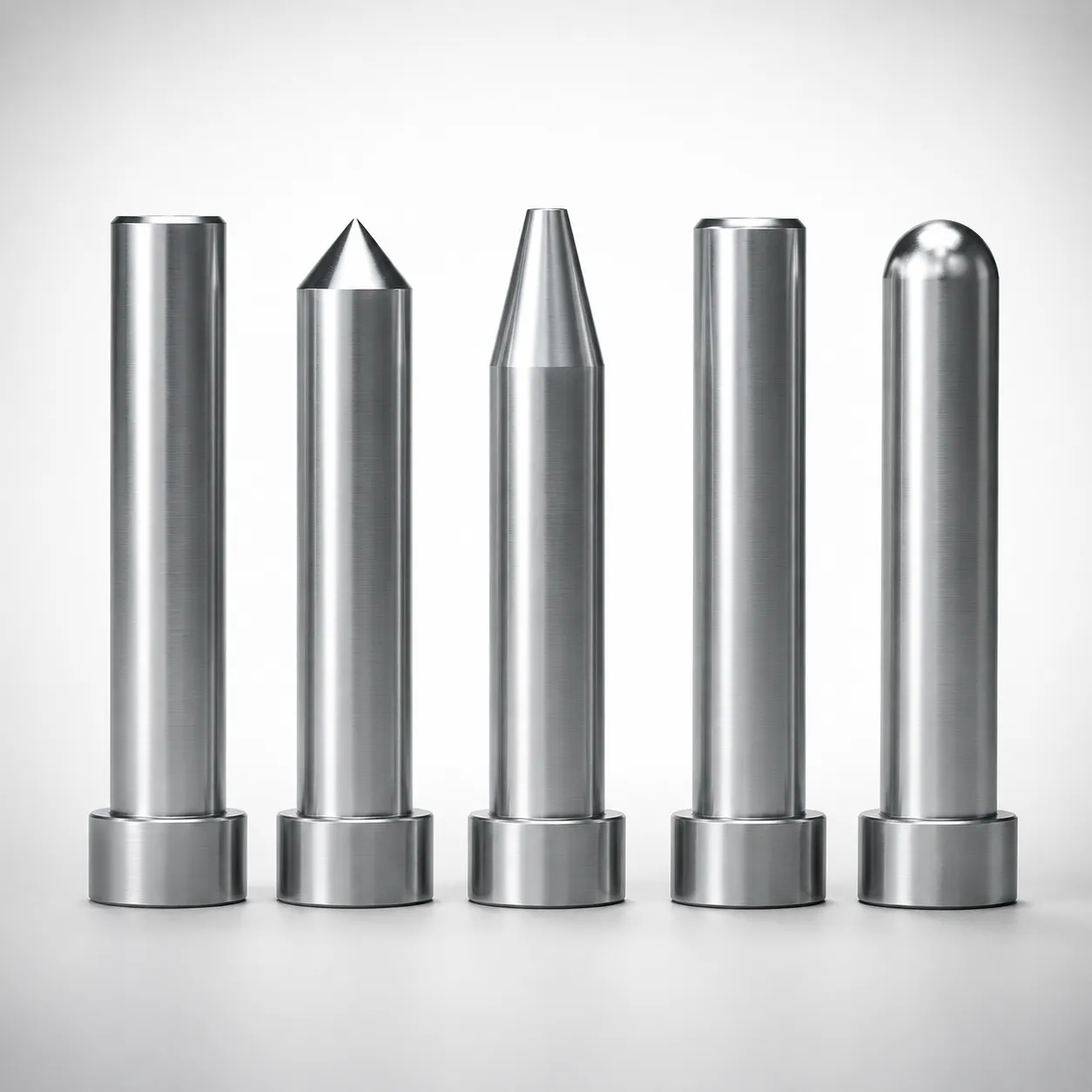 JIS Standard Straight Core Pins with Tip Processed