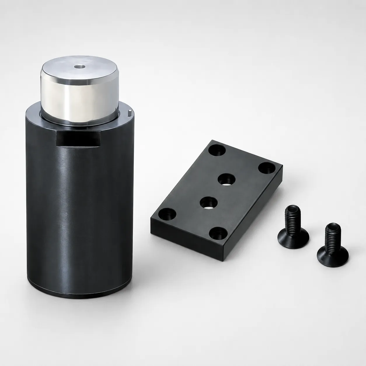 Gas Springs Square Flange Plate - Body Only | Classic Type GSX Series | Fast Delivery