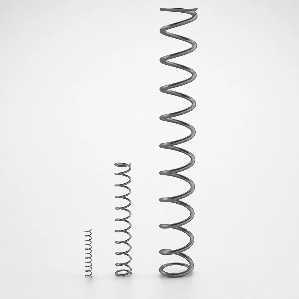 Compression Springs Inch, O.D. and Length Selectable | Lamina Round Wire Springs