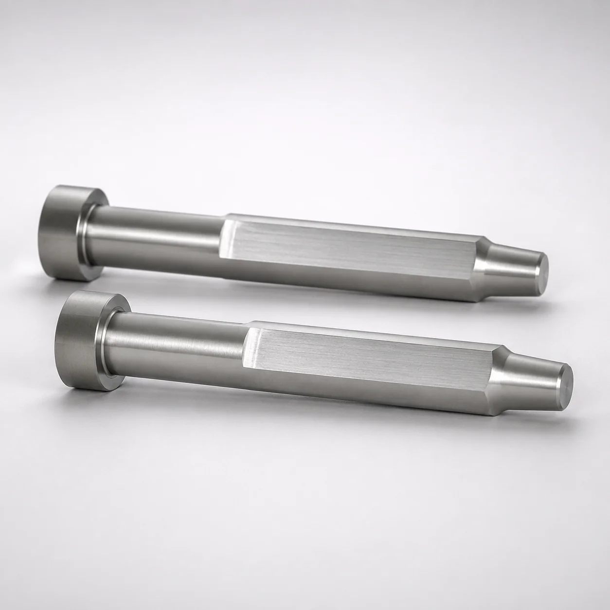 JIS Standard SKH51 Steel Gas Release One-Step Core Pins Flat Sides