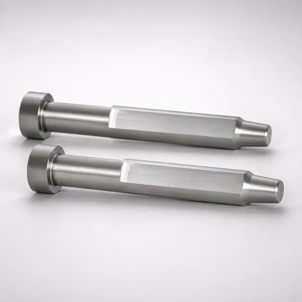 JIS Standard SKH51 Steel Gas Release One-Step Core Pins Flat Sides