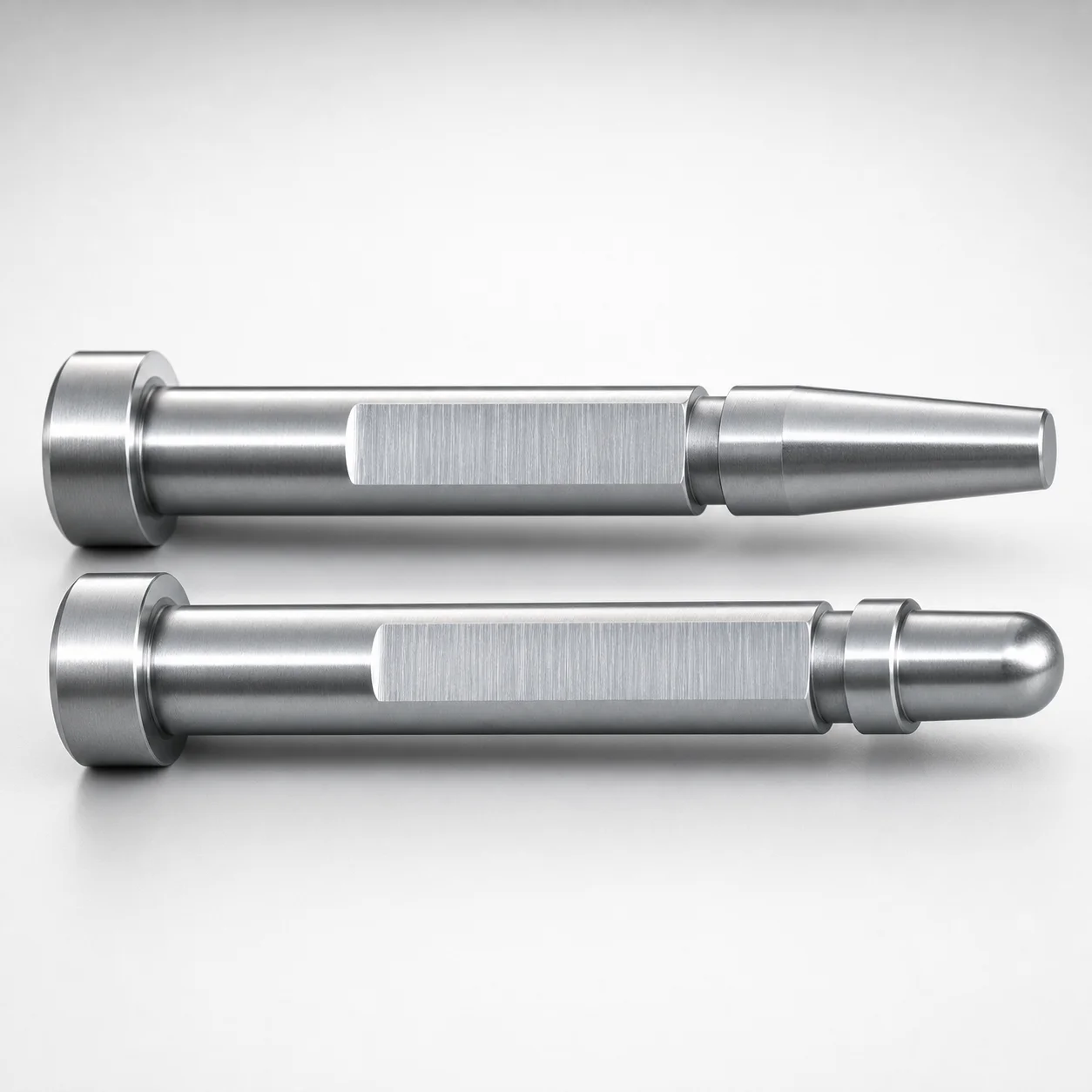 JIS Standard M2 Steel Gas Release One-Step Core Pins Flat Sides SVC