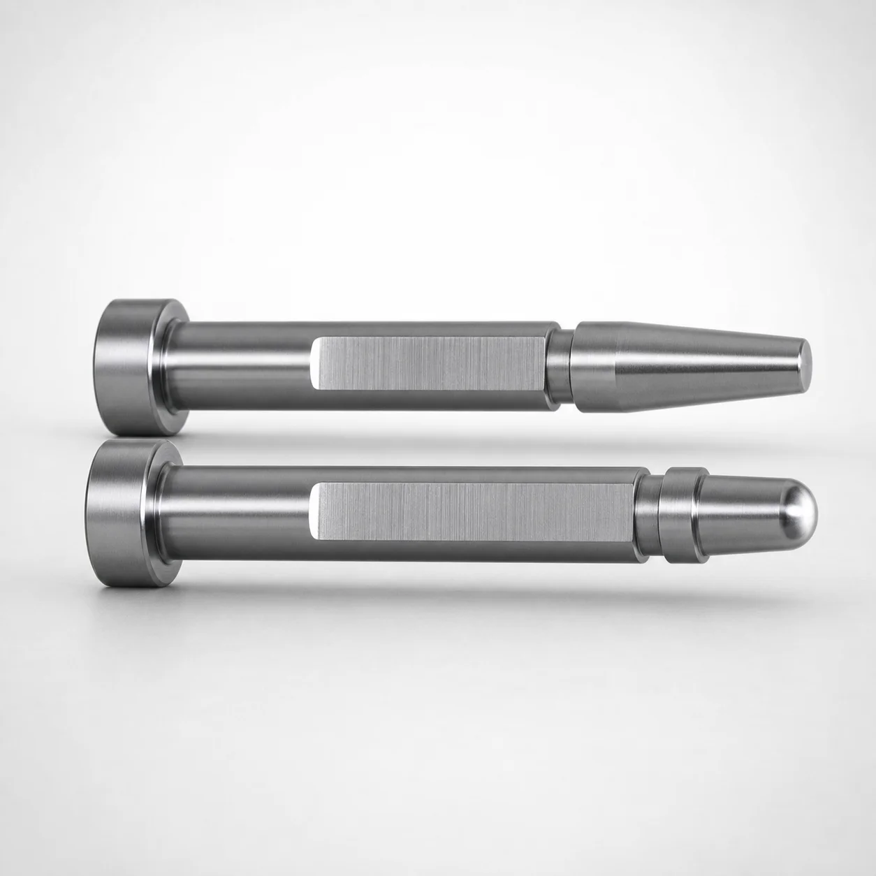 M2 Steel Precision Gas Release One-Step Core Pins - Flat Sides SVC