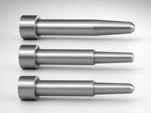 JIS Standard SKD61 Steel One-Step Core Pins