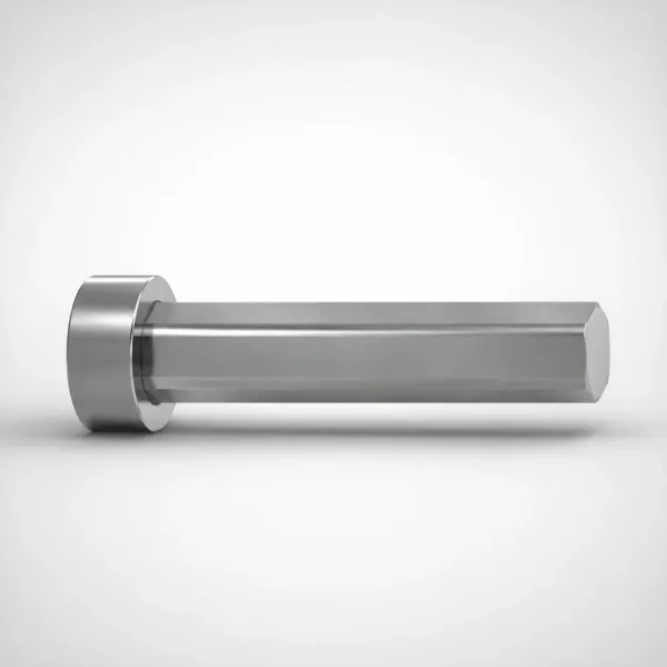 DIN Standard M2 Steel Gas Release Straight Core Pins Flat-Sided