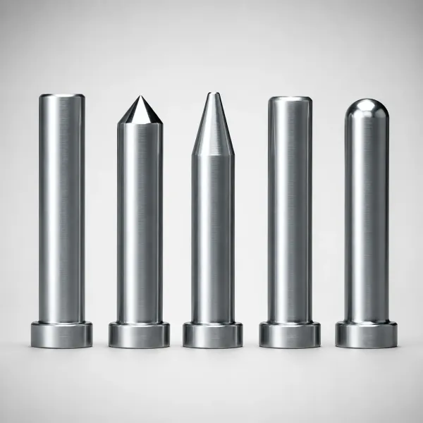 JIS Standard SKH51 Steel Straight Core Pins with Tip Processed