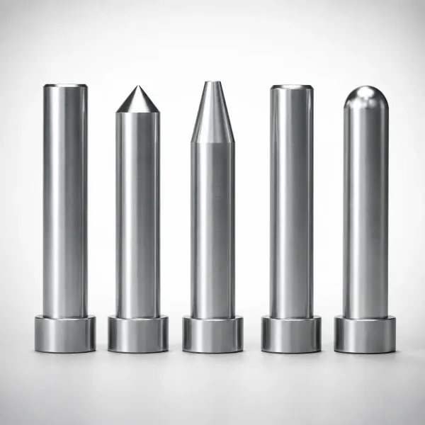 JIS Standard SKD61 Steel Tip Processed Straight Core Pins