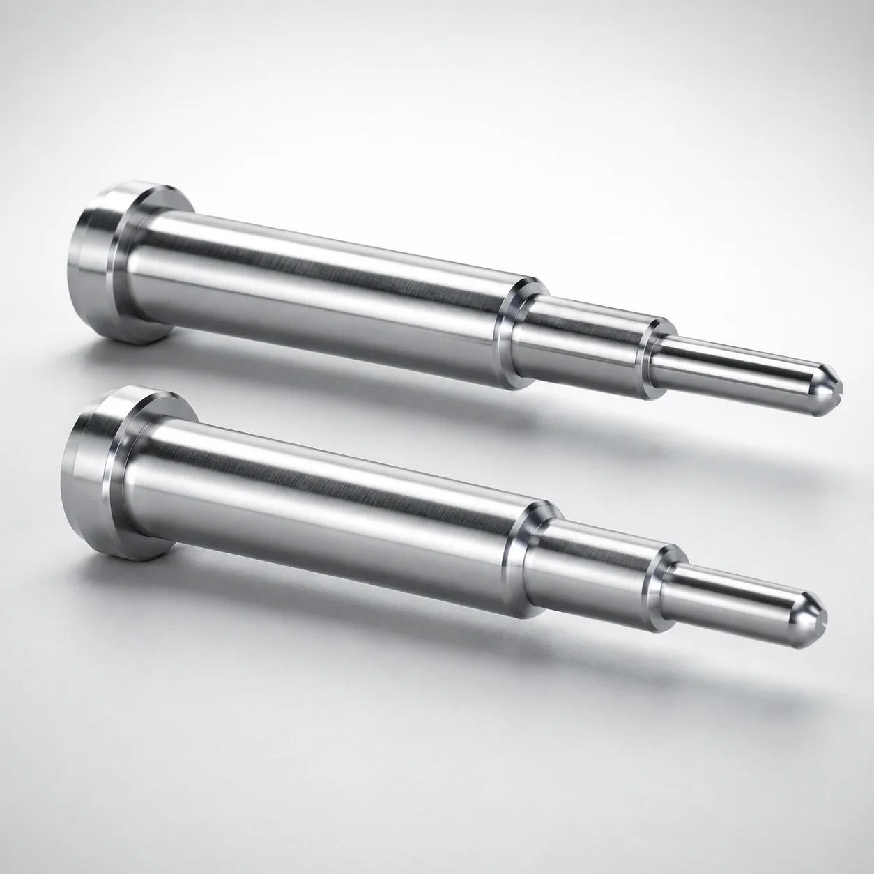 JIS Standard Steel Precision Taperless Two-Step Core Pins Flat-Sided