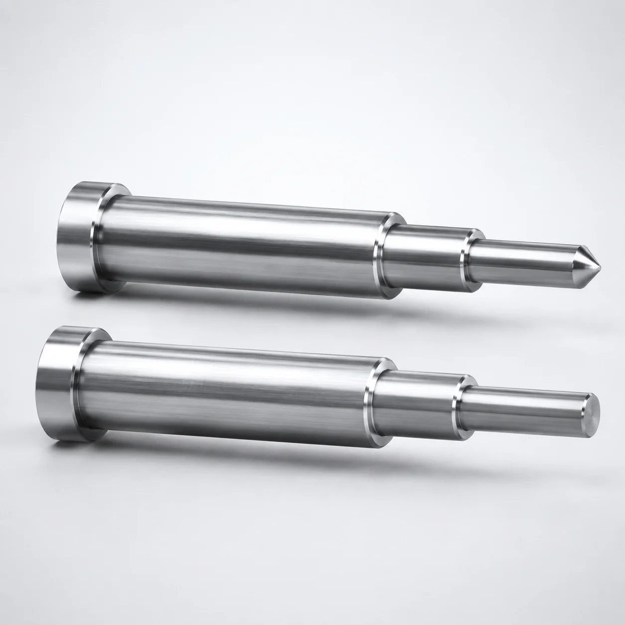 JIS Standard Steel Taperless Two-Step Core Pins Flat-Sides