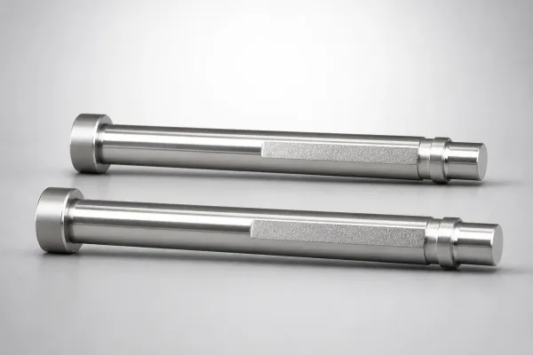 DIN Standard SKH51 Steel Gas Release Taperless One-Step Core Pins Flat-Svc