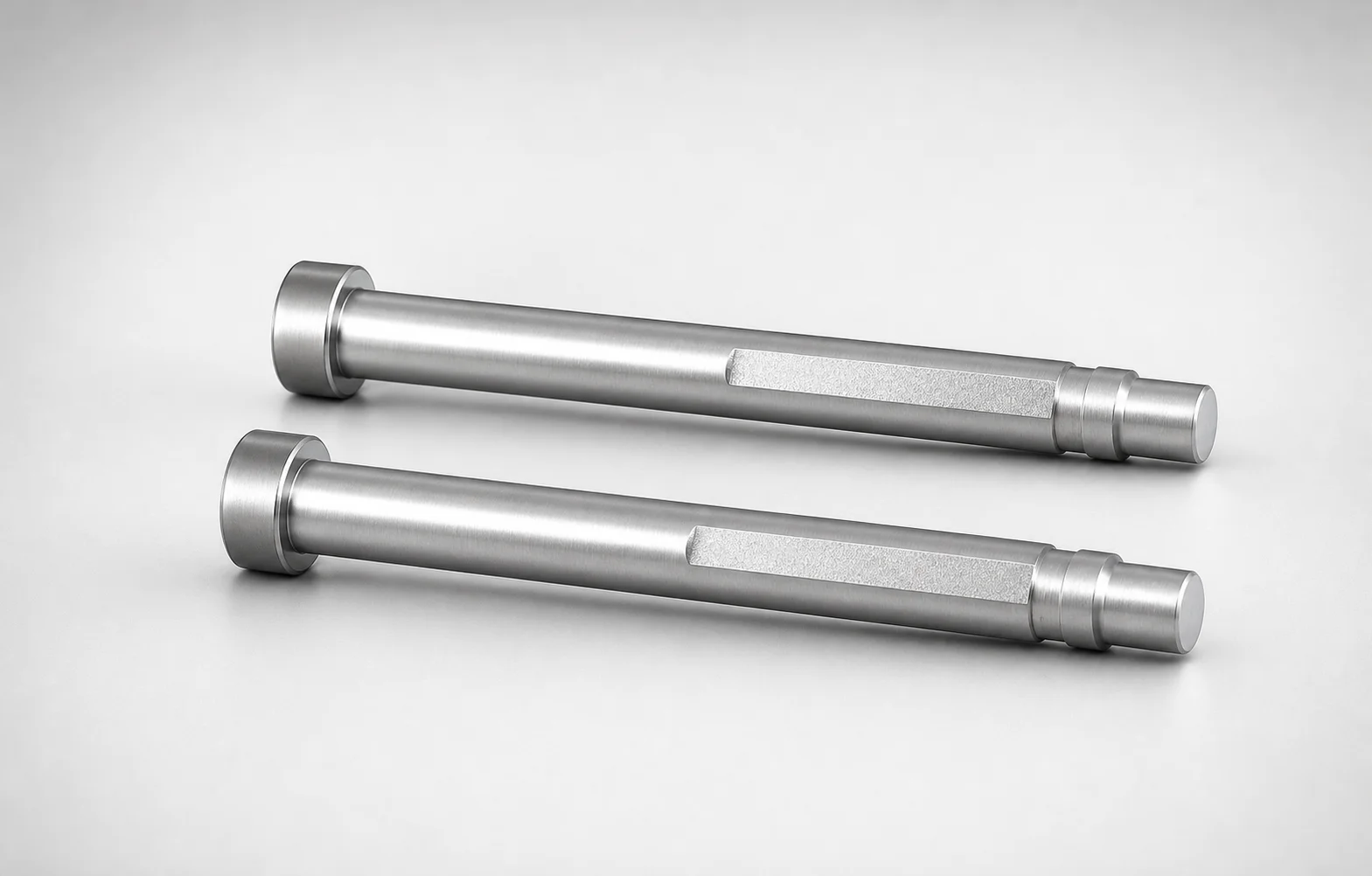 JIS Standard Steel Gas Release Taperless One-Step Core Pins SVC Flat-Sides