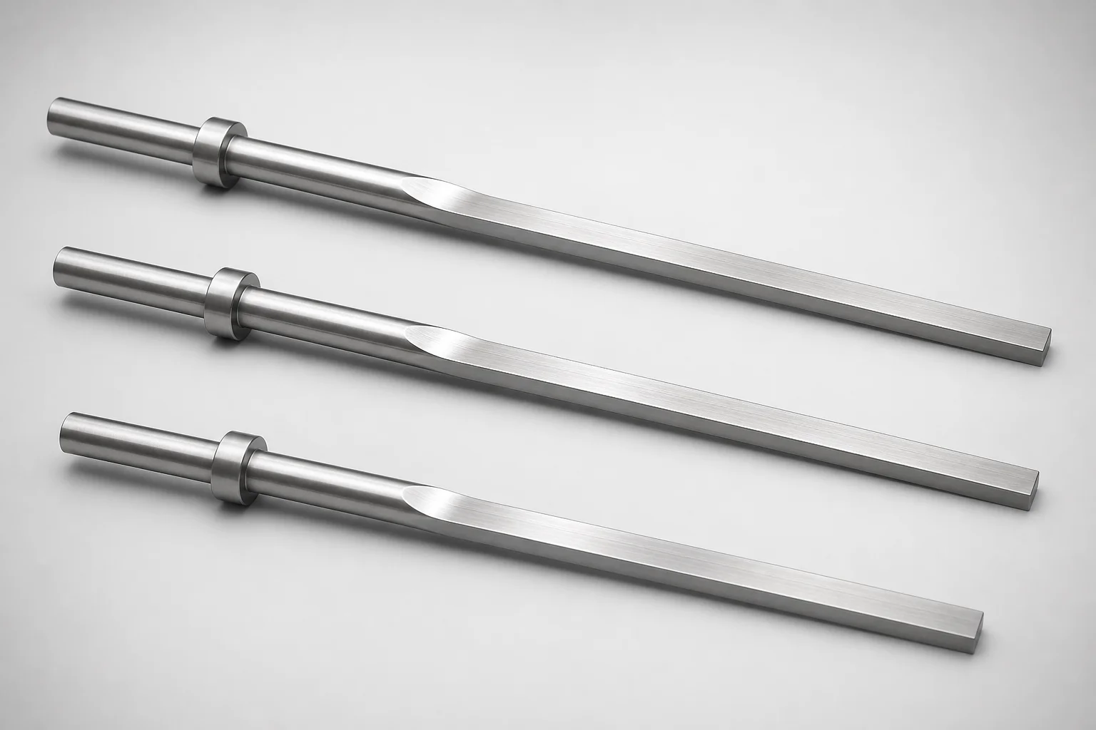 M2 Steel Rectangular Ejector Pins with Free Flange Position
