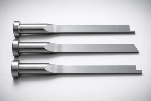 JIS Standard SKH51 Steel Precision Rectangular Ejector Pins with Tip Processed | Configurable Features
