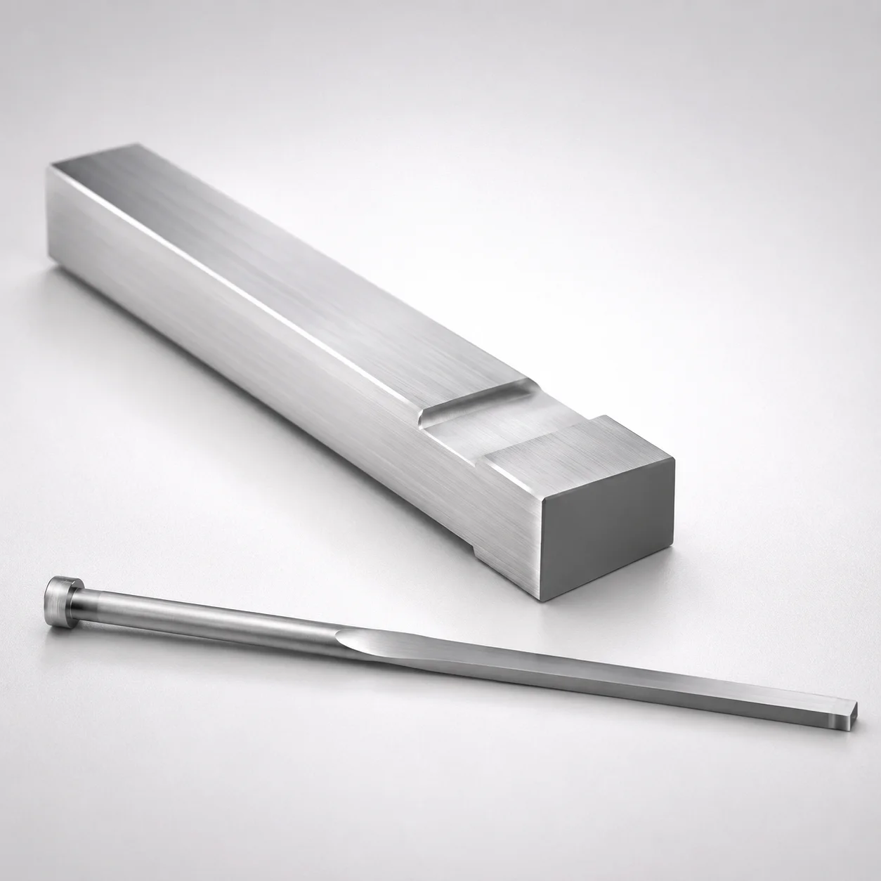 JIS Standard M2 Steel Gas Release Rectangular Ejector Pins