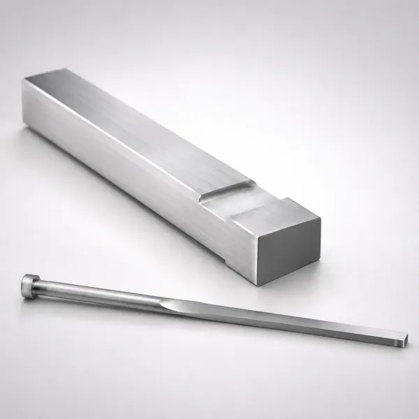 JIS Standard M2 Steel Gas Release Rectangular Ejector Pins | Reliable Mold Exhaust | Fast Supply