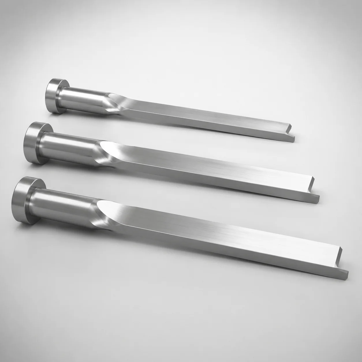 JIS Standard M2 Steel Precision Rectangular Ejector Pins with Tip Processed
