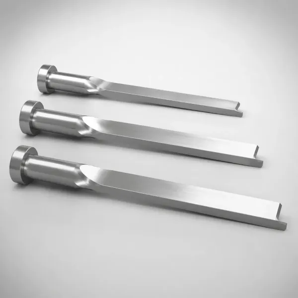 JIS Standard M2 Steel Precision Rectangular Ejector Pins with Tip Processed | Fast Delivery
