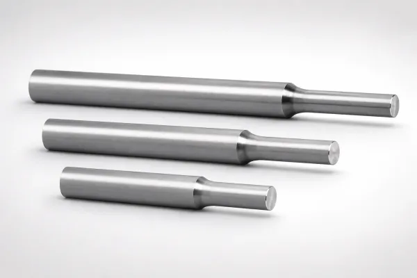 JIS Standard SKH51 Steel Stepped Ejector Pins with Engraving | Precise Mold Ejection