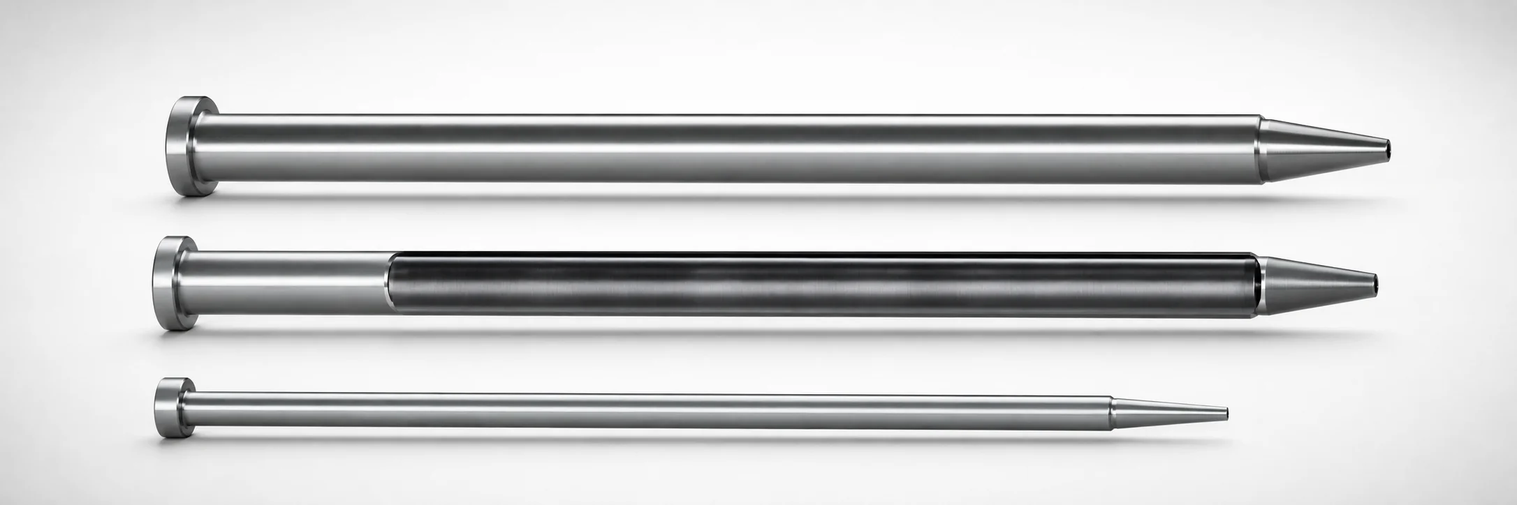 SKD61 Steel One-Step Center Pins with Cooling Hole