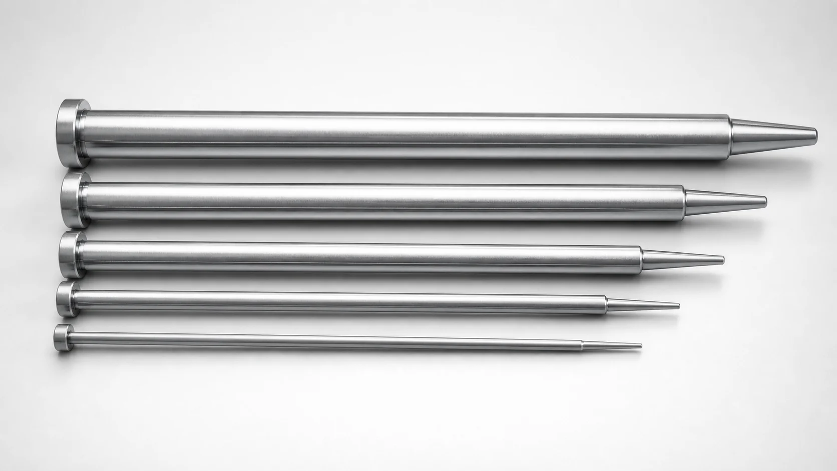 DIN Standard SKD61 Steel One-Step Center Pins