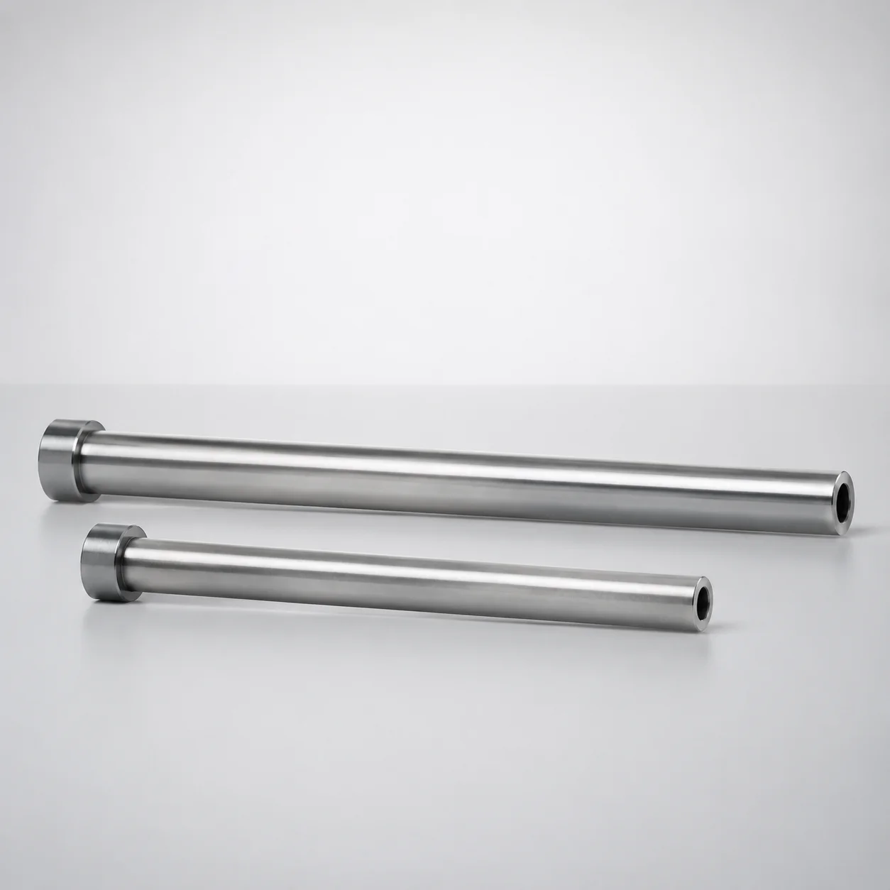 SKD61 Steel Nitrided Straight Ejector Sleeves (ESNV) Head T=4 mm