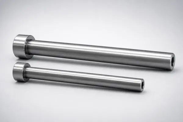 JIS Standard SKD61 Steel Nitrided Straight Ejector Sleeves H7 Bore