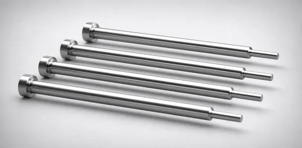 M2 Steel Taperless One-Step Center Pins