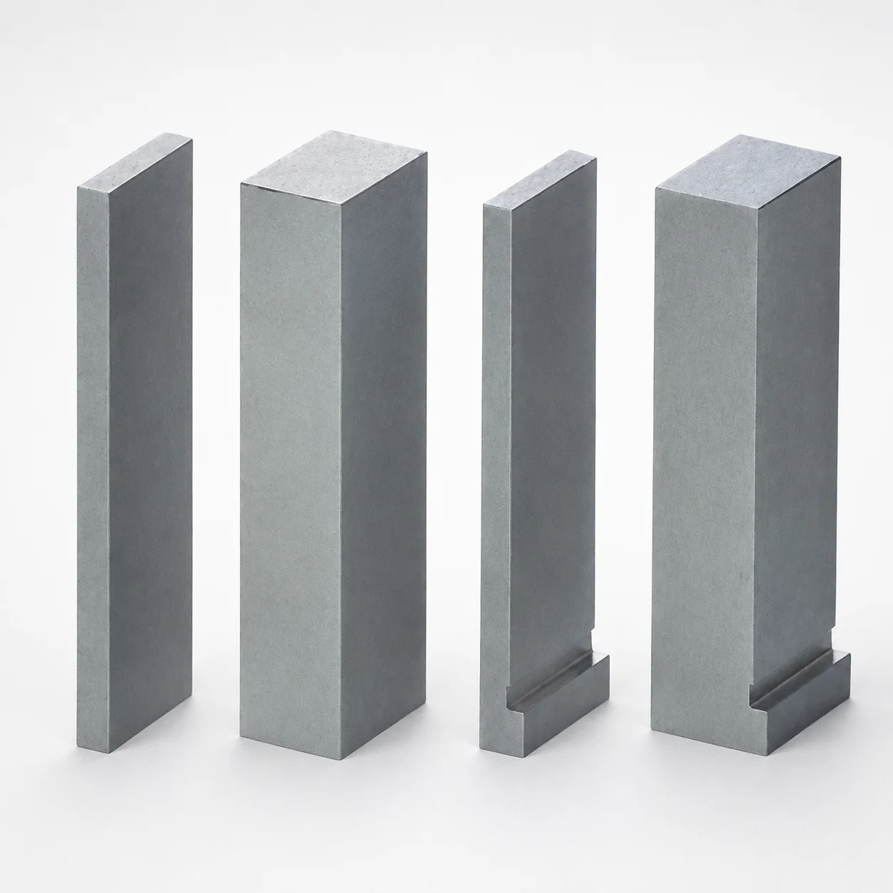 Various Steel Block Core Pins No Tip Straight Flange